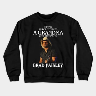 Country Inspirations Brad Paisley's Musical Motivation Sources Crewneck Sweatshirt